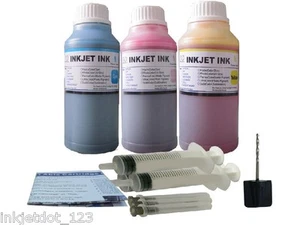 3x250ml Color Nachfülltinte für Canon BCI-16 i70 i80 PIXMA ip90 PIXMA ip90v - Bild 1 von 1
