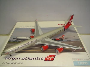 Herpa Wings 500 Virgin Atlantic Airways A340-600 "2000s color - Cloud Nine" NG - Picture 1 of 1