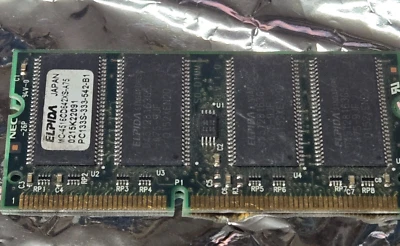 Elpida MC-4516CD642XS-A75 128MB SDR PC-133 Random Access Memory RAM - Image 1 of 4