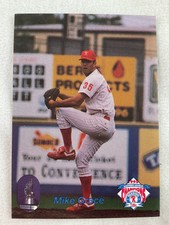 1995 Reading Phillies-Nabisco Minor League Baseball Card-Mike Grace