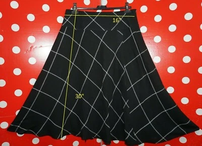 Falda Gerry Weber talla 42 EE. UU. 12 lana/viscosa línea A Foto 1 de 4