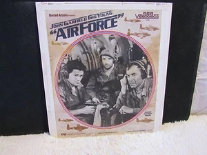 CED VideoDisc "Airforce" Starring John Garfield (1943) Black and White, UA Pres - Picture 1 of 4