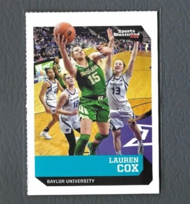 2019 SI Kids LAUREN COX Rookie, Baylor University WNBA Sports Indiana Fever #844 - Image 1 of 2
