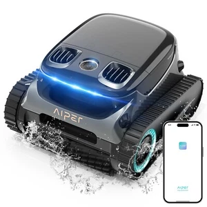 AIPER Pool Cleaner Robotic Pool Vacuum 6000GPH 180 Mins for All Types Pools - Picture 1 of 8