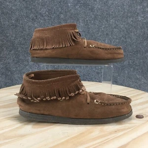 American Eagle Outfitters Boots Womens 8 Ankle Bootie Brown Fridges Comfort Flat - Picture 1 of 16