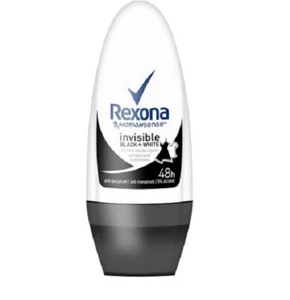 89,33€/L - 6er Pack REXONA Deodorant "Invisible Black + White" - Roll-on - 50ml - Bild 1 von 1