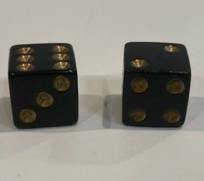 2013 Monopoly Empire Black Dice Replacement Parts - Image 1 of 3
