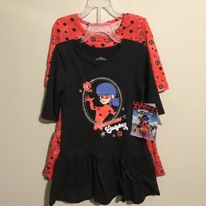 NEW WITH TAGS! Miraculous Ladybug (2 pack) dresses! Girl Size XS 4/5 - Picture 1 of 4