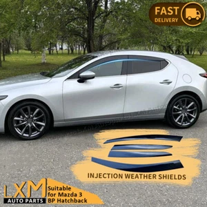 Luxury WeatherShields 4pcs weather shields for Mazda 3 BP Hatch 2019-Onwards - Picture 1 of 15