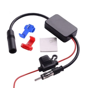 Car Truck Radio Antenna Audio Radio Stereo FM AM Signal Amplifier 12V - Picture 1 of 8