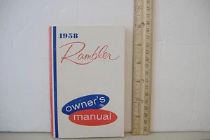 ~1958 RAMBLER OWNER'S MANUAL~ - Picture 1 of 8