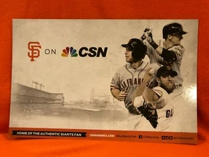 Cheer Card San Francisco SF Giants Authentic Fan Posey Bumgarner Duffy New SGA - Picture 1 of 2