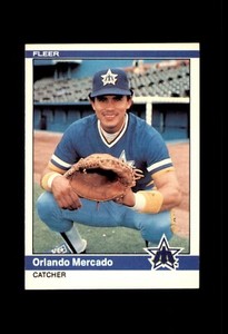 1984 FLEER BASEBALL CARD SEATTLE MARINERS #613 ORLANDO MERCADO
