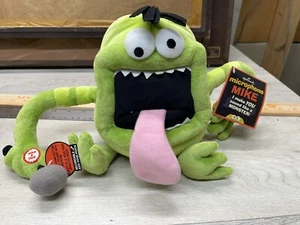 Micrófono Hallmark Mike Monster Grabadora de Voz Peluche Juguete de Halloween 12x8" con Etiquetas - Imagen 1 de 9