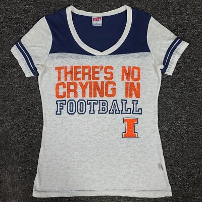 Illinois Fighting Illini Top Womens Juniors Large Semi Sheer Lightweight Shirt - Image 1 of 4