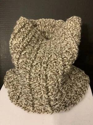 CALENTADOR/CAPUCHA CUELLO HOMBRE; (M) Talla mediana; TWEED MARRÓN; Lana de Pescador” Foto 1 de 4