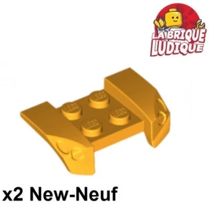 Lego 2x Fahrzeug Kotflügel Wache Schlamm 2x4 Scheinwerfer Helllight Orange 44674 - Picture 1 of 1