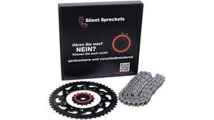 Kettensatz Kettenkit RK Yamaha FZ6 N, Fazer, S2 Bj.:04-10,GERÄUSCHARM - Bild 1 von 5