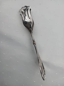 Versilberte Gebäckzange, Jugendstil, 100er Auflage, schöne Griffe - Bild 1 von 7