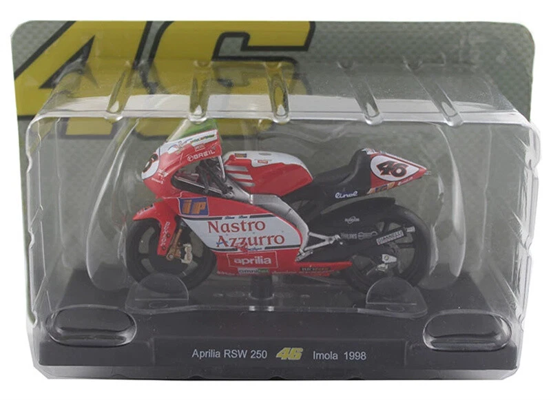 for LEO for Aprilia RSW 250 46 for Imola 1998 Motorcycle 1/18 Truck Pre-built - Image 1 of 1