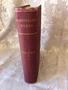 The Works of Shakespeare Vol 1 from Rev. Alexander Dyce's 4th Ed. 1885, Glossary - Foto 1 di 7