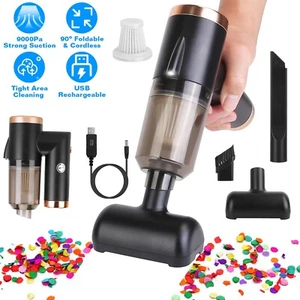 Powerful Vacuum Cleaner Portable Wet Dry Handheld Strong Suction Rechargeable - Picture 1 of 19