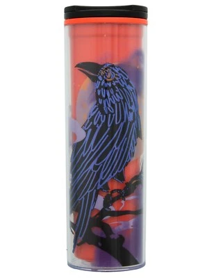 Starbucks Coffee Tumbler Insulated Cup Halloween Raven Fall 2022 , 16oz Orange - Image 1 of 4