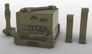 Set radio Battleground SCR-510 scala 1/12 per Rochobby Jeep - Foto 1 di 3
