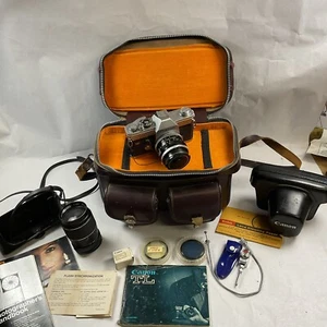 Appareil photo reflex 35 mm Canon TL vendu pièces et réparation vintage plus articles supplémentaires - Photo 1/12