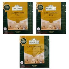 Ahmad Cardamom Tea Tagged Tea Bags 100 200g (7.05oz) X 3 Packs Premium Quality