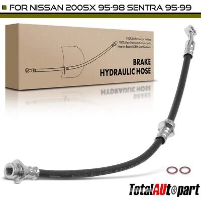 Manguera hidráulica de freno para Nissan Sentra 1995-1999 200SX 1995-1998 parte delantera izquierda Foto 1 de 4