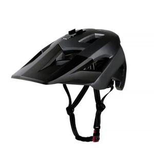 Verstellbarer Mountainbikehelm Fahrradhelm Visier Fahrradhelm große Größe schwarz - Bild 1 von 5