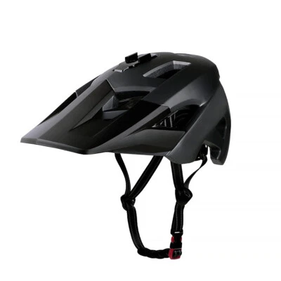RUIY Adjustable Mountain Helmet Bike Helmet Visor Cycling Helmet Large Size Black