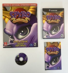 Spyro: Enter The Dragonfly Nintendo Game Cube & Prima Guide Both ORIGINAL OWNER - Picture 1 of 6