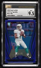 2020 Certified Mirror Blue 68/75 Tua Tagovailoa #102 CSG 9.5 Rookie RC