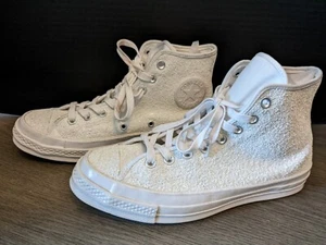 Converse Chuck Taylor RARE Vintage 162472C  Canvas  White Textured. Mens8 Wms10 - Picture 1 of 12