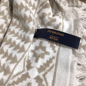 Pendleton Sundown (1) Bath Towel 30x54 Cotton Cement NWT - Picture 1 of 6