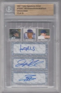 2007 JP Arencibia Kevin Ahrens Brett Cecil Just Minors Silver ROOKIE AUTO /25 - Picture 1 of 1