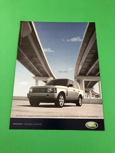 2001 2002 2003 2004 2005 RANGE ROVER ORIGINAL PRINT AD ADVERTISEMENT B35 - Picture 1 of 1