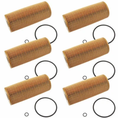 FILTRO DE ACEITE DE MOTOR ALH BEW BHW HU 726/2X PARA VW VOLKSWAGEN TDI - Juego de 6 Foto 1 de 4