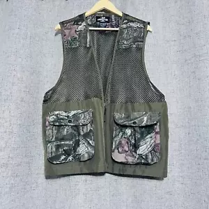 Mossy Oak Infinity Vest Men XL 2XL Green Hunting Mesh Outdoor Fishing - Picture 1 of 7