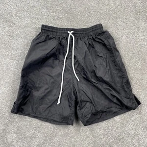 High Five Activewear Athletics Shorts Nylon Men's Size L Black Drawstring Waist - Picture 1 of 9