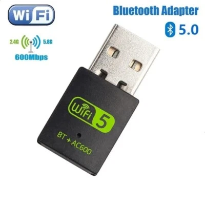 WLAN + Bluetooth 2in1 USB Stick 600Mbit/S Adapter PC - Bild 1 von 3