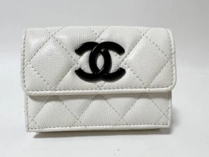 Chanel Caviar Skin Matratze dreifach faltbare Geldbörse Kreuzfahrt 2021 wa001267 - Bild 1 von 10