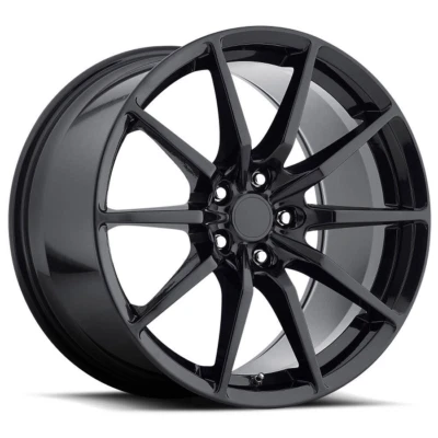 MRR M350 Rim 19X11 5X114.3 Offset 55 Gloss Black (Quantity of 1) - Image 1 of 2
