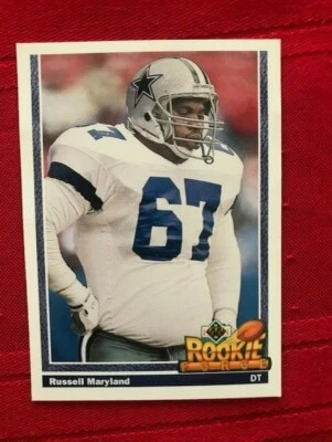 RUSSELL MARYLAND DALLAS COWBOYS ROOKIE FORCE CARD# 636 - Image 1 of 2