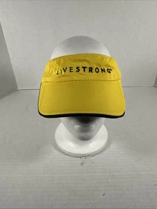 Live Strong Sonnenblende Kappe gelb OS verstellbarer Riemen leicht Nike Fit-Dry - Bild 1 von 7