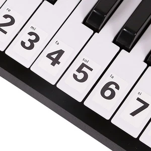 Piano Keyboard Stickers Scale Staff Abziehbilder Entfernbar Für Synthesizer FOY - Bild 1 von 22