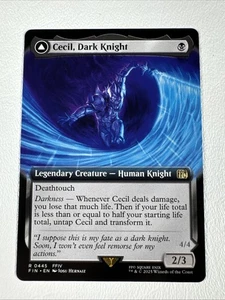 Cecil, Dark Knight | Cecil, Redeemed Paladin (Extended Art) Regular #445 NM MTG - Picture 1 of 2