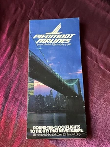 Piedmont Airlines Flugplan 15. Juli 1986 - Bild 1 von 4